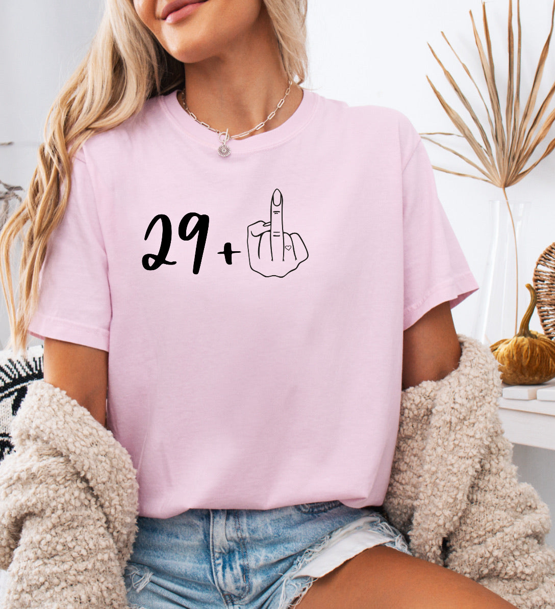 29 + 1 Middle Finger Funny 30th Birthday Shirt – Comfort Colors