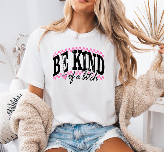 Distressed Be Kind of a Bitch Shirt – Comfort Colors